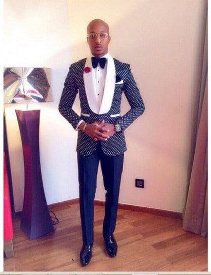 Newest Groomsmen Shiny Silver Grey Groom Tuxedos Peak Lapel Men Suits Wedding/Prom Best Man Blazer ( Jacket+Pants+Tie )