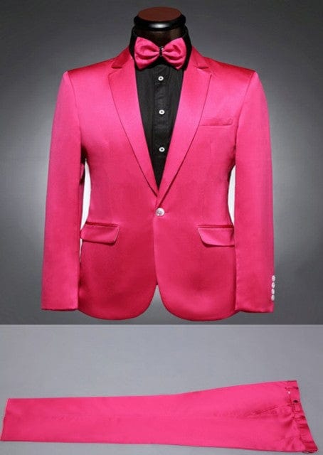 2022 Newest Groomsmen Shiny Silver Grey Groom Tuxedos Peak Lapel Men Suits Wedding/Prom Best Man Blazer ( Jacket+Pants+Tie )