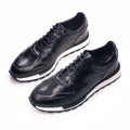 Men's Casual Leather Shoes Comfortable Non-slip Sneakers Breathable Lace-up Men's Shoes Wedding High-end Dating Men's Shoes