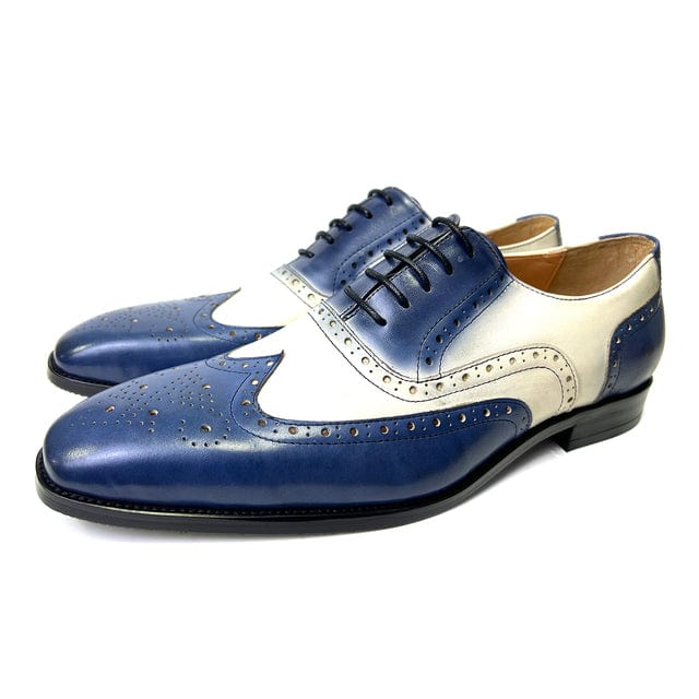 Design italian, din piele naturală, pentru bărbați, pantofi brogue cu vârful aripii de nuntă, pantofi formali cu șireturi, pentru petrecere, birou, maro, Oxford