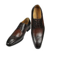 Summer Men's Shoes New Luxury Dress Shoes Designer Premium Handmade Fashion Wedding Shoes Brown Oxford Party Shoe for Men