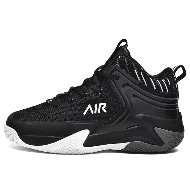 Flywire Basketball Shoes for Men Breathable High Top Training Shoes Shock-Absorbant Basketball Boots Non Slip Outdoor Trainers