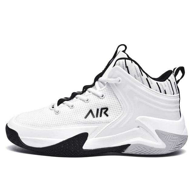 Flywire Basketball Shoes for Men Breathable High Top Training Shoes Shock-Absorbant Basketball Boots Non Slip Outdoor Trainers