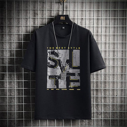 Fashion Brand Hip Hop Men T-Shirts  Summer Men's T Shirt New Casual Solid Tshirts Street Brand Clothing Men Tee Shirts Tops