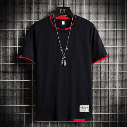 Fashion Brand Hip Hop Men T-Shirts  Summer Men's T Shirt New Casual Solid Tshirts Street Brand Clothing Men Tee Shirts Tops
