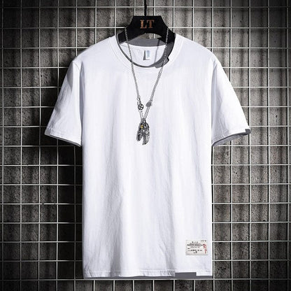 Fashion Brand Hip Hop Men T-Shirts  Summer Men's T Shirt New Casual Solid Tshirts Street Brand Clothing Men Tee Shirts Tops