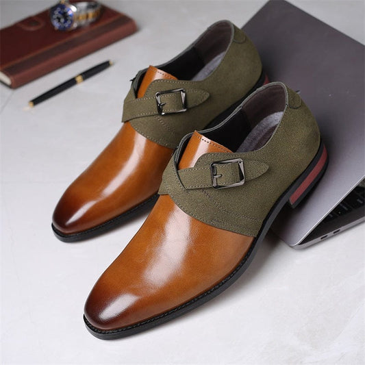 2022 Men&#39;s Business Oxford Shoes Luxury Leather Dress shoes Casual pointed Formal Shoes For Men Fashion Comfortable Wedding flat