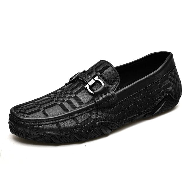 Pantofi pentru bărbați Slip On din piele naturală Pantofi negri de lux Trend Comozi oxford casual Pantofi pentru bărbați Design Mocasini Pantofi pentru bărbați