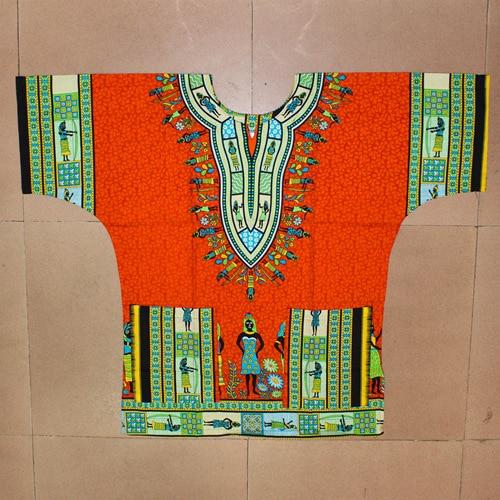 African printed 100% cotton Dashiki T-shirts for unisex (MADE IN THAILAND)