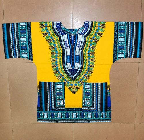 African printed 100% cotton Dashiki T-shirts for unisex (MADE IN THAILAND)