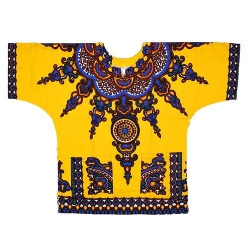 African printed 100% cotton Dashiki T-shirts for unisex (MADE IN THAILAND)