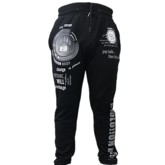 Pantaloni de jogging pentru alergare, bărbați, din bumbac moale, pentru antrenament sportiv